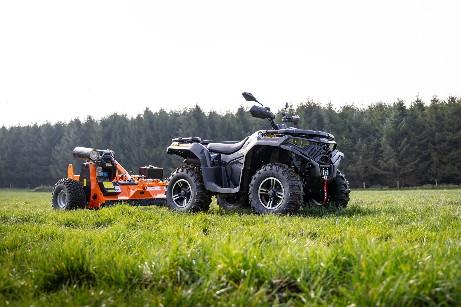 Quad bike product photography on location